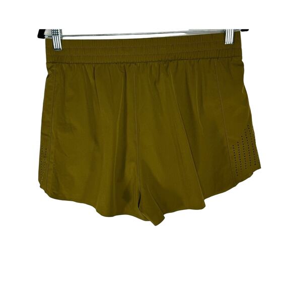 Joy Lab Moss Green Brief Lined Running Active Shorts Drawstring size M - Picture 5 of 5